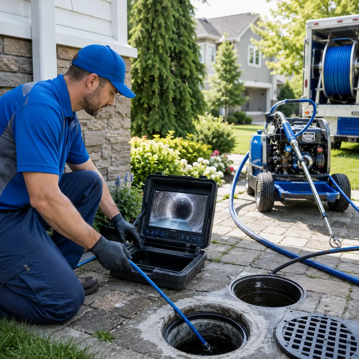 Outdoor drain cleaning professionals serving Hall Summit, LA